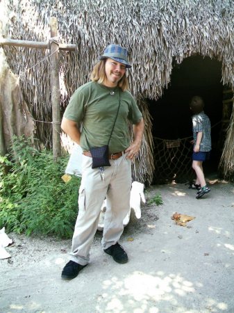 Me a year ago. My boy goinig into hut.