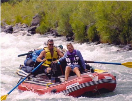 Rafting on the Deschuttes River