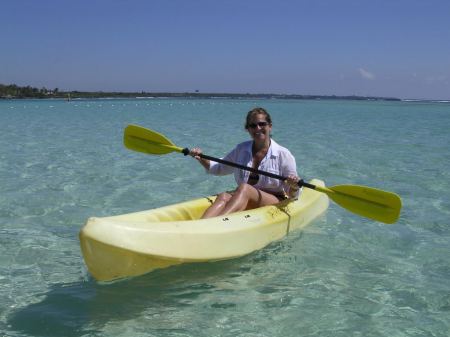 kayaking in the Donminican Republic