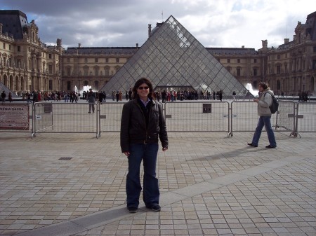 At the Louvre in Paris