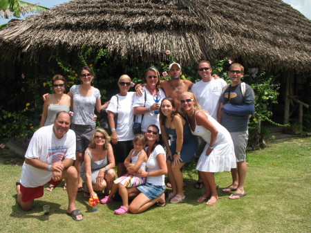 Group Shot at scotchies in Ochi.....The hottest day in the history of Jamaica!