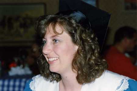 Chance celebrating Cal Poly Graduation 1993