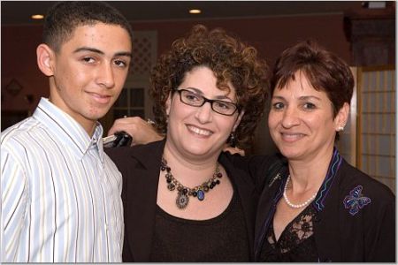 Elise with Naomi Farley (nee Mirelowitz) and her son Evan Farley