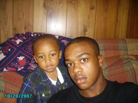 My oldest son CJ on the right, nephew Ty on left.