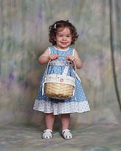 My daughter, Lauren, at Easter 2007
