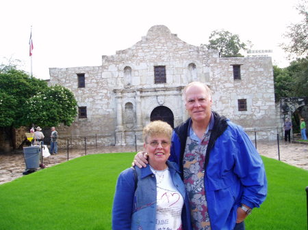 11-6-06 At The Alamo during 6 week USA auto trip