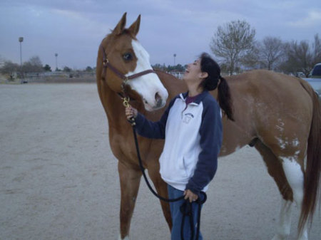 Daugter Lerie & her horse, Earl