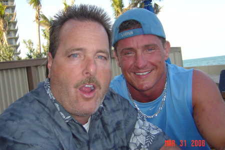 My brother-law Allen and I in Key West...2006