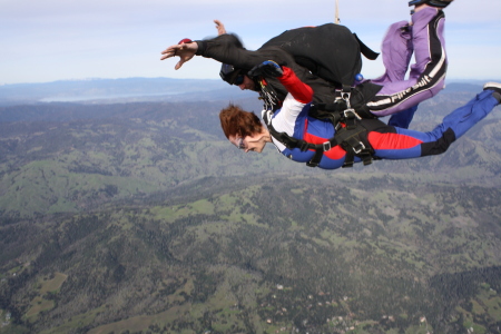 skydiving!  