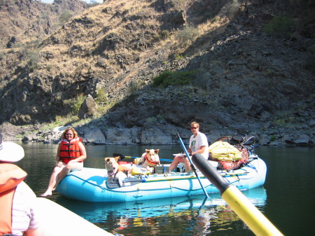 white water rafting in Idaho