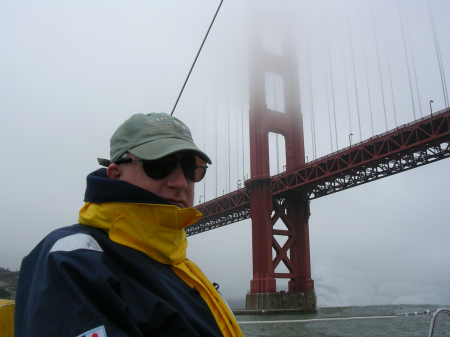 Rick Sailing Under Golden Gate Bridge