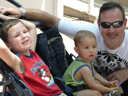 Daddy and his boys in the Keys