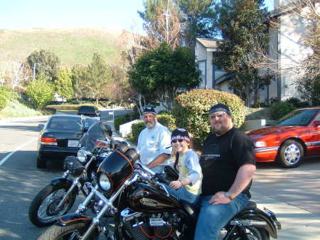 Uncle Jim & Lil Simon Bike week in LA