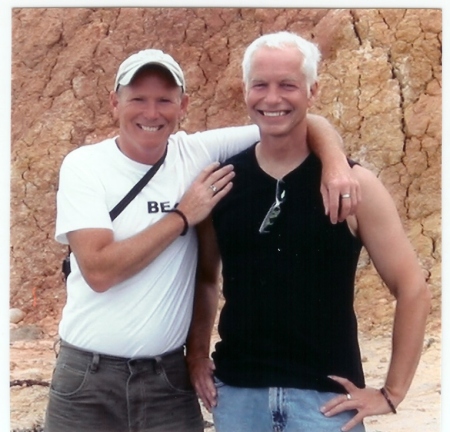 David & John, Gay Head Cliffs, Aquinnah, MA