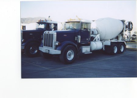 My concrete ready-mix truck