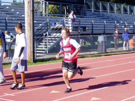 My son Brett is quite a runner.