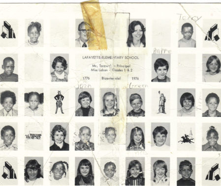 1st grade in 1976-1977.