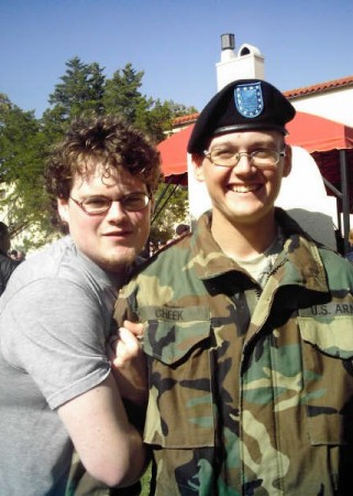 Christopher and James Dean at Graduation 10/07