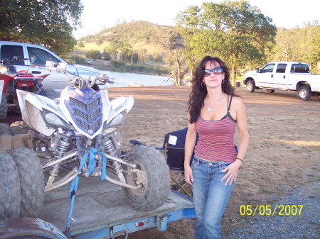 Me and the toy my hubby bought me