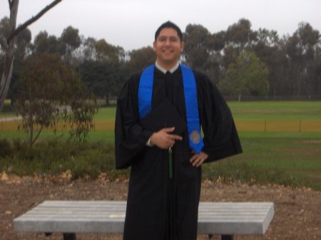 Danny's Graduation Pic from UCSD BA in Psychology