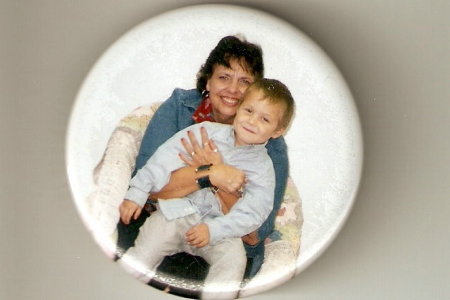 Barbara Gehl and grandson Chase
