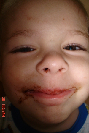 Chocolate face