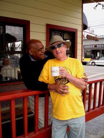 Peter and Gary at our favorite breakfast place in Santa Cruz, CA.