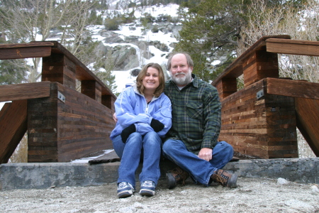 Aly 'n me in the Sierras 2004.