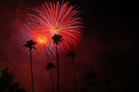 Fireworks, Pasadena Rose Bowl
