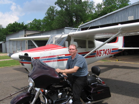 Me, my Harley and my Airplane