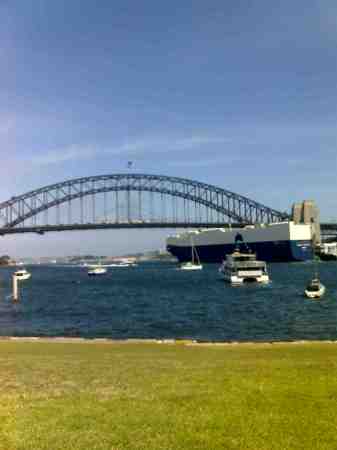 the famous Sydney Harbour..I call home for now