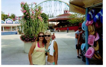 Meghan and I at Valleyfair