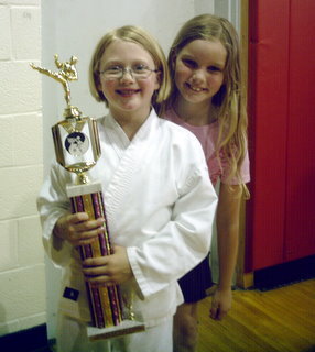 Katelyn's First Karate Competition