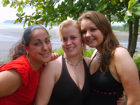 My daughter Lauren (center) in Costa Rica Summer 2006