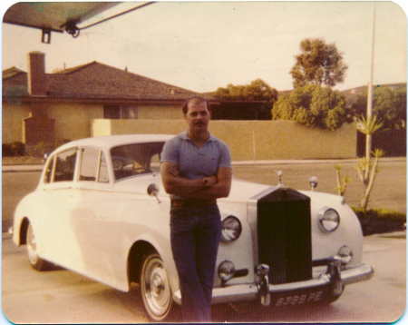 Our 1962 Rolls Royce.  Photo circa 1974?
