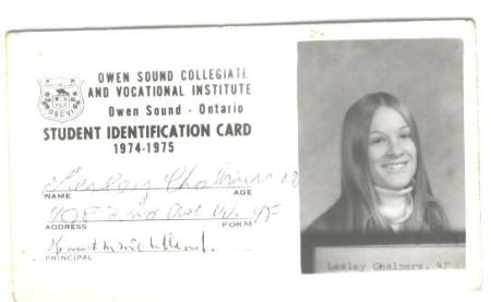 Lesley Grade 12 1975