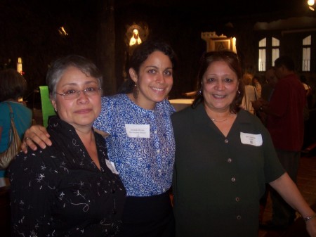 Amanda Rivera, my sister Iris  and myself on the left