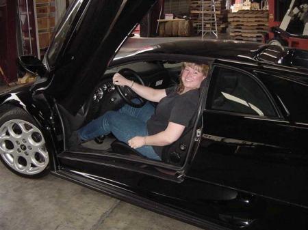 me in the Lamborghini