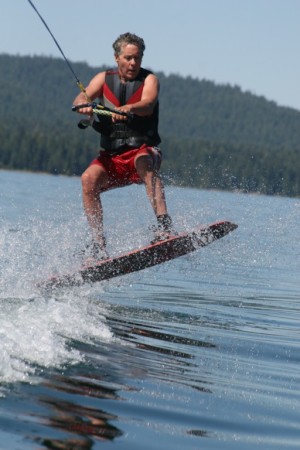 wakeboarding at 55