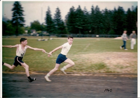 1960 City Champs relay w/ Jim Hoppe