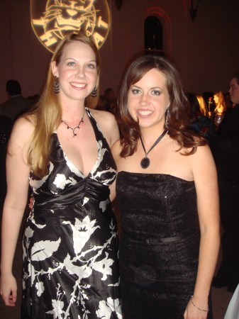 Me & Heather at Black Dress Party
