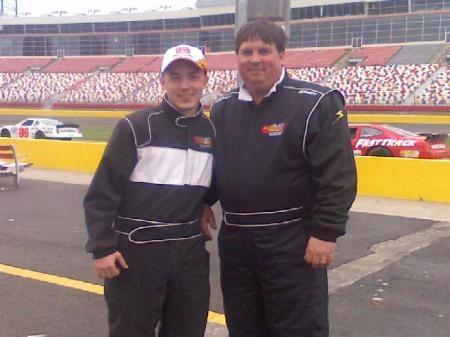 Brandon & I at Lowes Motor Speedway