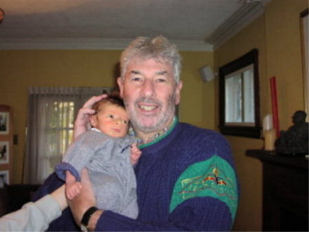  Sid with my grandson, Roark  October,  2001