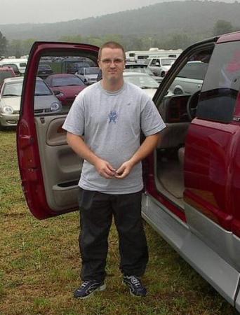 me at maple grove with my dads truck. (he left it to me when he died)