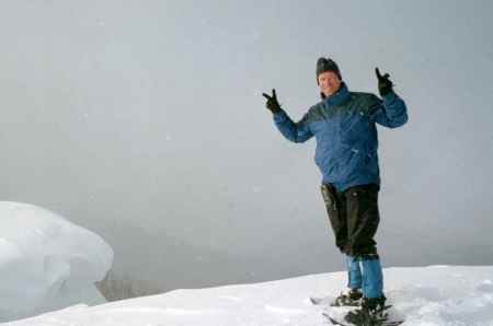 erik on top of windy knob 12-07