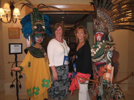 Lynne (Daugherty) Barnes & Anita in Cancun 2007