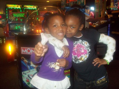 My granddaughter's Kiara 7 and Kiyana 5