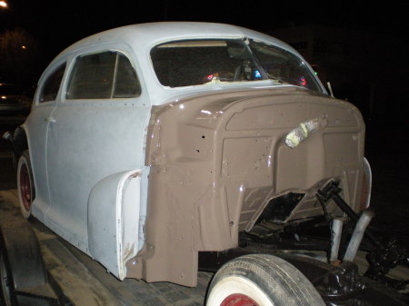 our '48 in progress from frame up