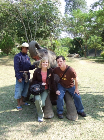 My sister Gina & her husband Brahton in Thailand