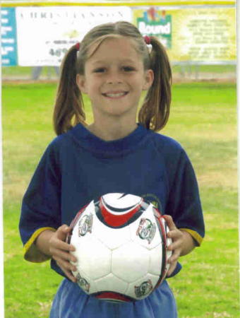 Kayla...soccer star!